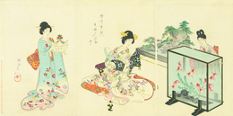 徳川時代　貴婦人の図