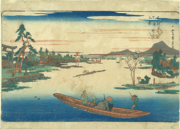 東都名所　真崎暮春之景