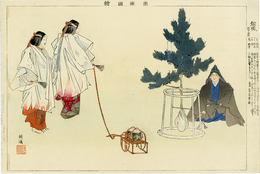 能楽図絵　松風