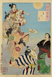 月百姿　盆の月
