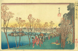 江都名所　上野不忍の池