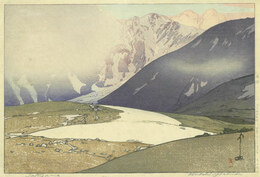 日本アルプス十二題ノ内　　立山別山