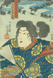 川中嶌百勇将戦之内　武田伊奈四郎勝頼