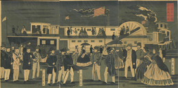 亜墨利加国蒸気車往来