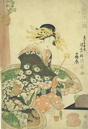 青楼四季之詠　京丁壱丁目つたや内篠原