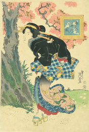美人春の風