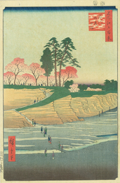 名所江戸百景　品川御殿やま