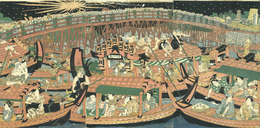 隅田川納涼花火之図