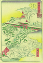 東都三十六景　山王権現　雪中
