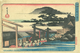 東都名所　芝神明境内