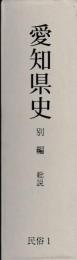 愛知県史　別編　総説　民俗1