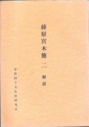 藤原宮木簡　二(解説)