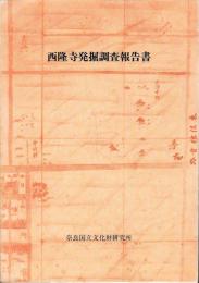 西隆寺発掘調査報告書