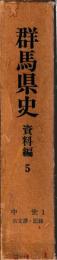 群馬県史　　資料編　5　中世1　古文書・記録