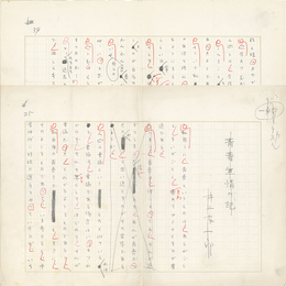 井上友一郎草稿
