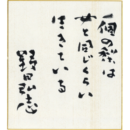 野田弘志色紙