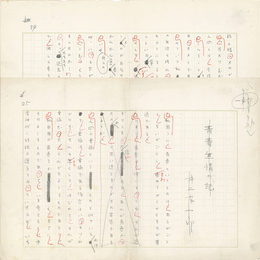 井上友一郎草稿　