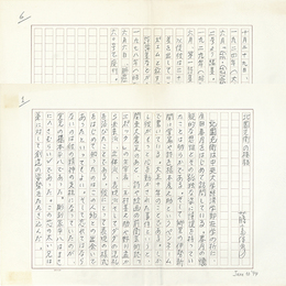 藤富保男草稿　