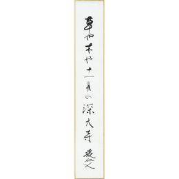 星野麦丘人短冊　