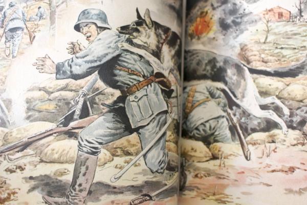本 戦前版・講談社の絵本 196 軍馬と軍犬