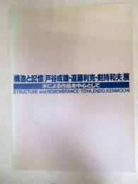 構造と記憶　戸谷成雄・遠藤利克・剣持和夫展　木による作品を中心として