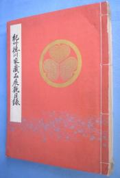紀州徳川家蔵品展観目録