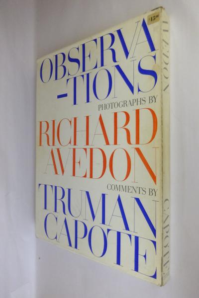 OBSERVATIONS リチャード・アヴェドン 写真集 リチャード・アヴェドン写真集 Observations(photographs by Richard