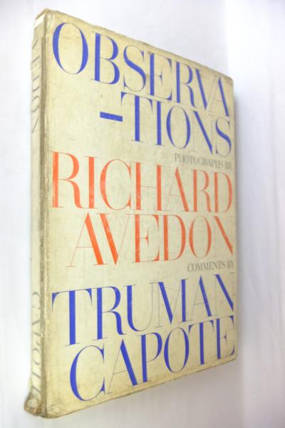 OBSERVATIONS リチャード・アヴェドン 写真集 リチャード・アヴェドン写真集 Observations(photographs by Richard