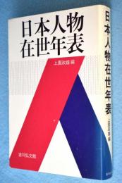 日本人物在世年表