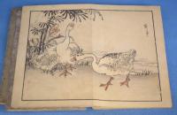 楳嶺畫譜　３帖（花鳥之部１・２、虫類之部）