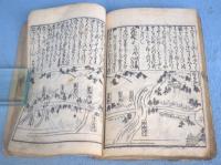 東海道安見絵図　（諸国安見回文之絵図の後刷）