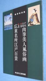 広重名所江戸百景・江戸時代肉筆美人風俗画 : 春季特別展