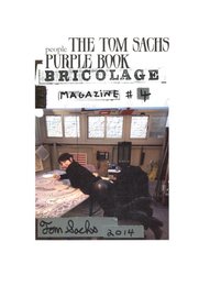 people THE TOM SACHS PURPLE BOOK