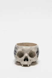 PAINTED SKULLPTURE 植木鉢