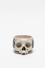 PAINTED SKULLPTURE 植木鉢
