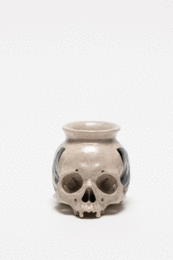PAINTED SKULLPTURE 壺