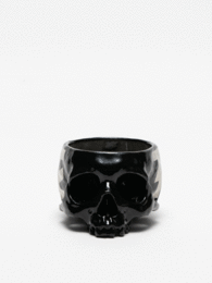 PAINTED SKULLPTURE 植木鉢