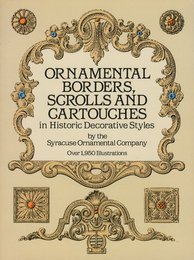 Ornamental Borders, Scrolls and Cartouches in Historic Decorative Styles
