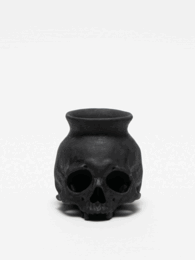 PAINTED SKULLPTURE 壺