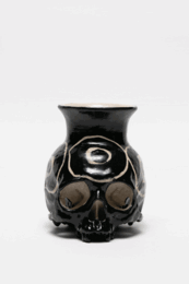 PAINTED SKULLPTURE 壺