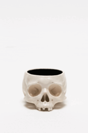 PAINTED SKULLPTURE 植木鉢