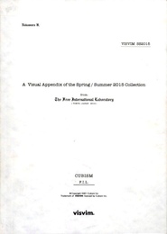 VISVIM SS2015: A Visual Appendix of the Spring / Summer 2015 Collection