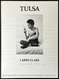 ポスターラリー・クラーク「TULSA」【サイン入 / Signed】