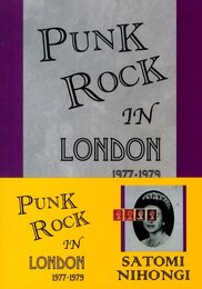 PUNK ROCK IN LONDON【サイン入 / Signed】