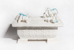 樹下動物図植木鉢 B