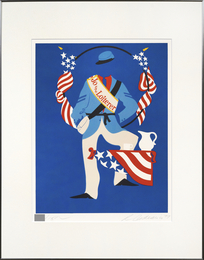 ロバート・インディアナ リトグラフ作品Jo the Loiterer 「THE MOTHER OF US ALL」より 【サイン入】