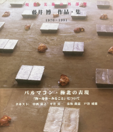 現代・美術の外部性　藤井博　作品・集　1970-1991