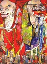 村上隆の五百羅漢図展