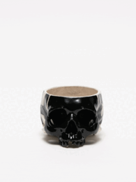 PAINTED SKULLPTURE 植木鉢