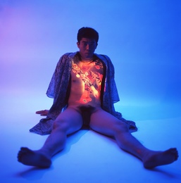 稲嶺啓一 プリントBLACK LIGHT Series